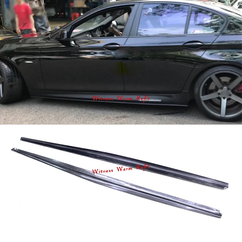 Фартук для боковых юбок из углеродного волокна подходит BMW 5 Series F10 M Sport tech & M5