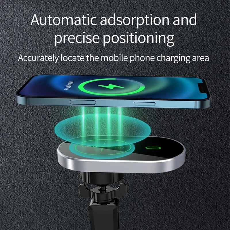Автомобильное магнитное Беспроводное зарядное устройство Tongdaytech 15 Вт для Iphone 12 13