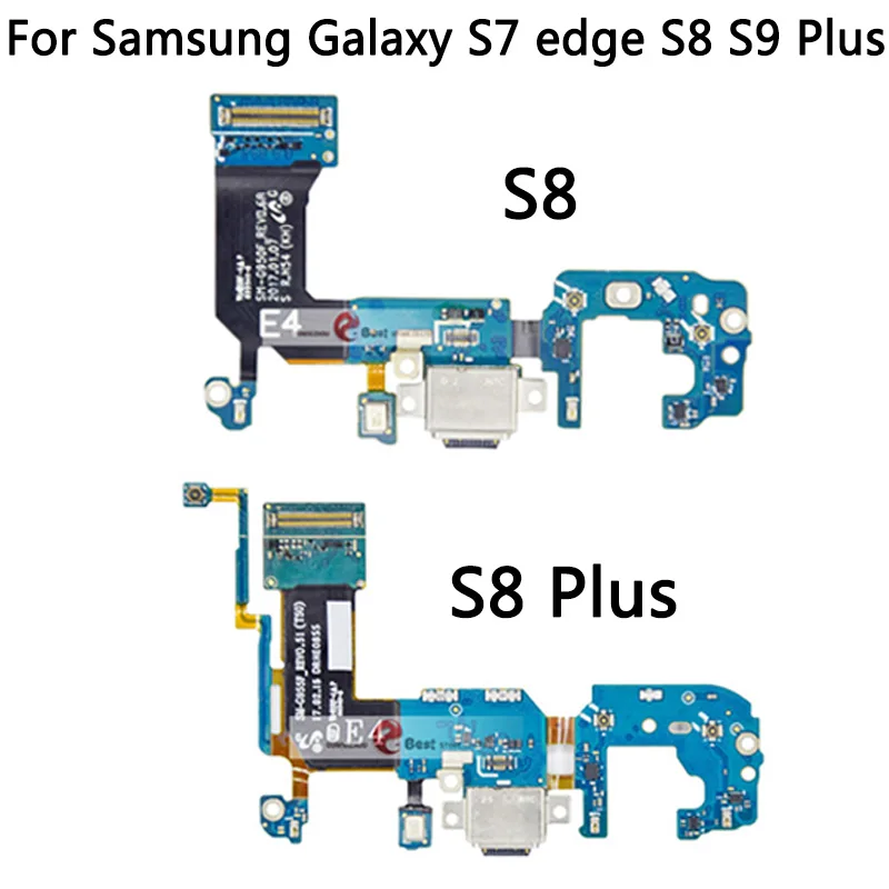 S7 USB зарядка для Samsung Galaxy edge / S8 S9 Plus зарядное устройство разъем док-порт гибкий