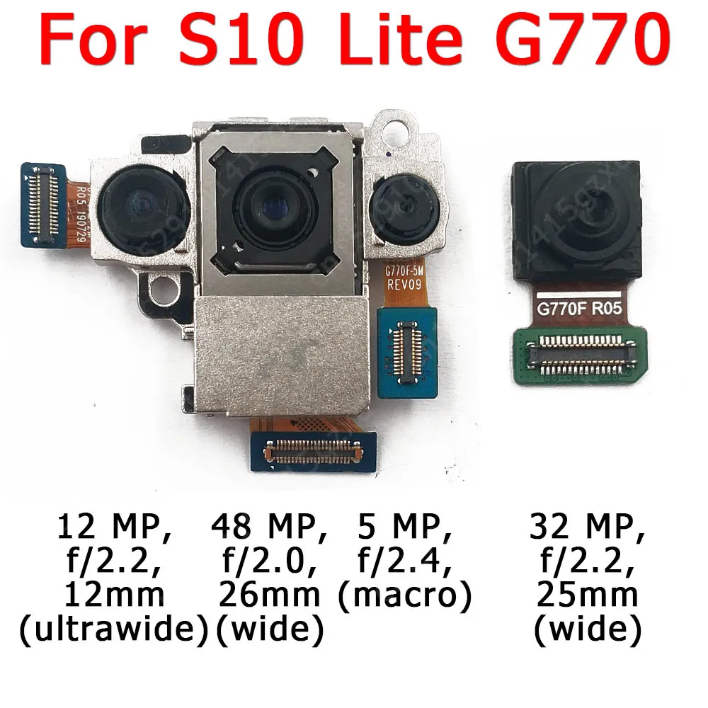 Оригинальная передняя и задняя камеры для Samsung Galaxy S10e G970 модуль основной Замена