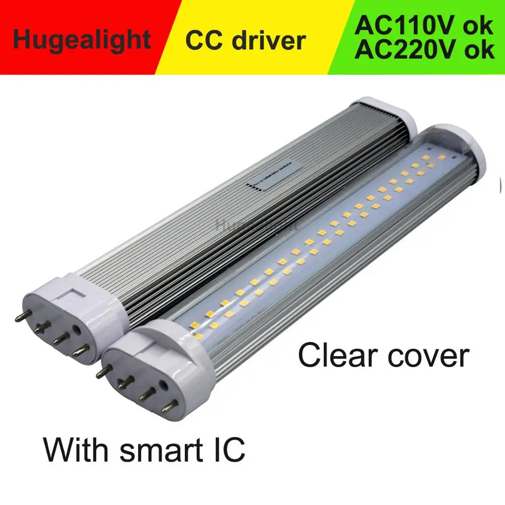 2g11 Светодиодная лампа светильник 4 штырей led pl 12 Вт 15 18 22 Epistar рассеянный CoverAC96 265V