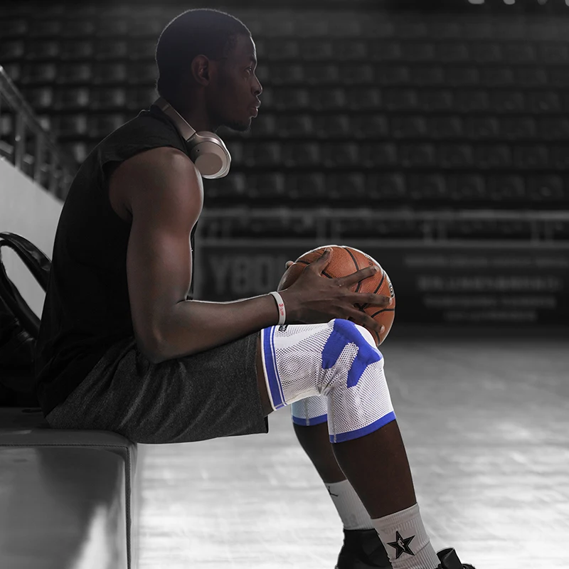 1 шт., силиконовый бандаж на колено для баскетбола и волейбола от AliExpress WW
