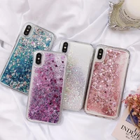 fashion anti fall liquid dynamic quicksand glitter bling phone case for samsung galaxy j4 j6 j8 a5 a6 a7 a8 a9 plus 2018 cover