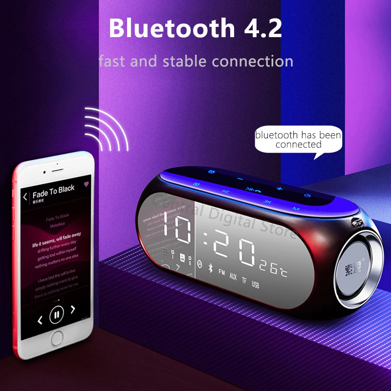 Беспроводной Bluetooth-динамик 10 Вт небольшой портативный стерео-динамик