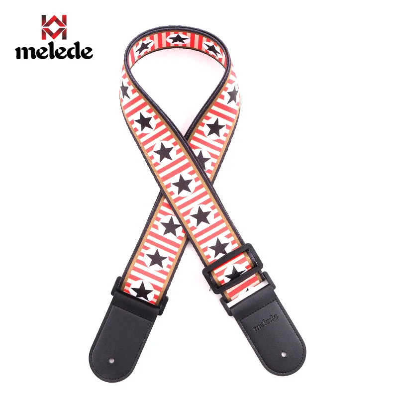 Простой пятиконечный классический гитарный ремешок из высококачественного