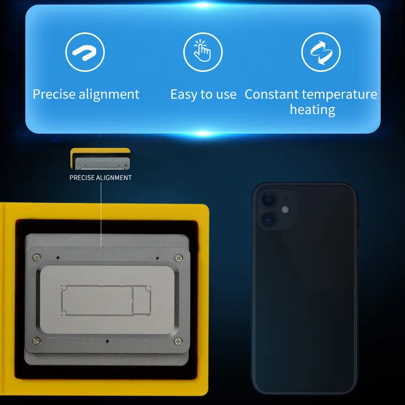 Умный Воздушный пистолет JABE многослойный для iPhone 11/11 Pro MaxTin устройство подогрева