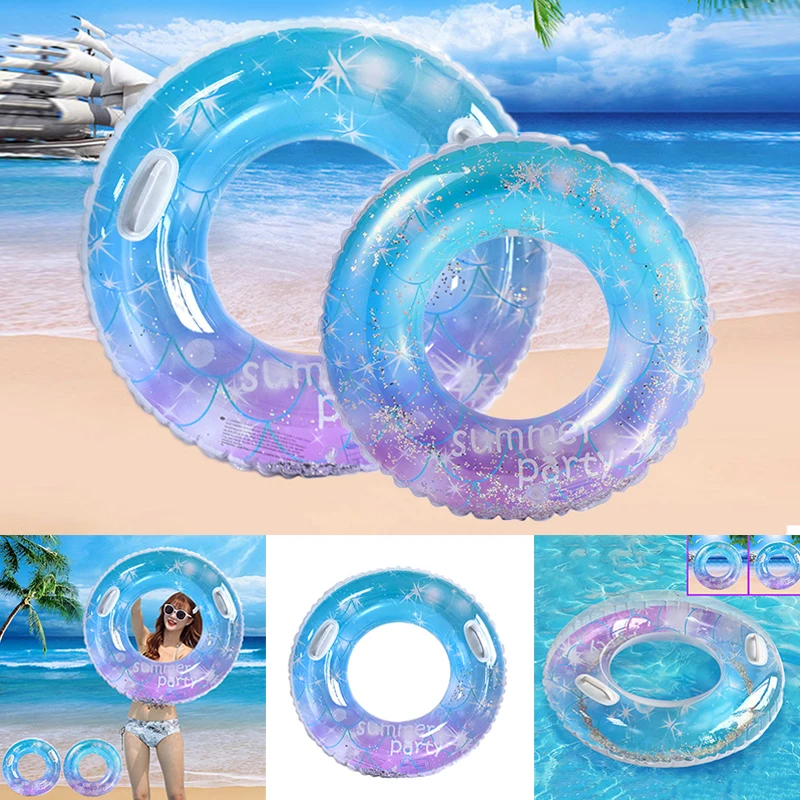 

Hot Inflatable Pool Floats Colorful Pool Floaties Beach Floaty Toys Baby Swimming Ring for Outdoor Swimming Pool