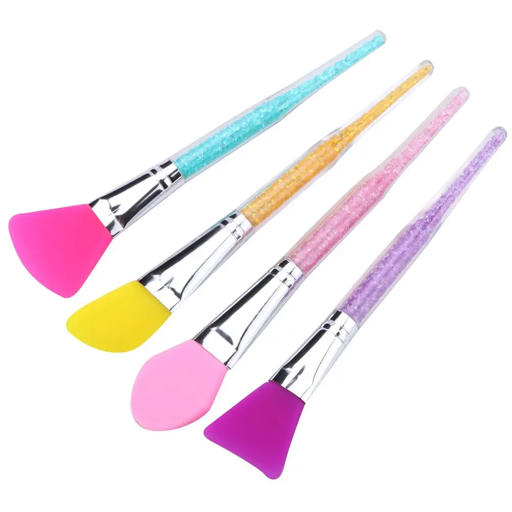 

NEW Silicone Rhinestone Mask Brush Facial Eyes Sleep Mud DIY Cream Mixing Skin Care Beauty Foundation Concealer Tool Maquiagem