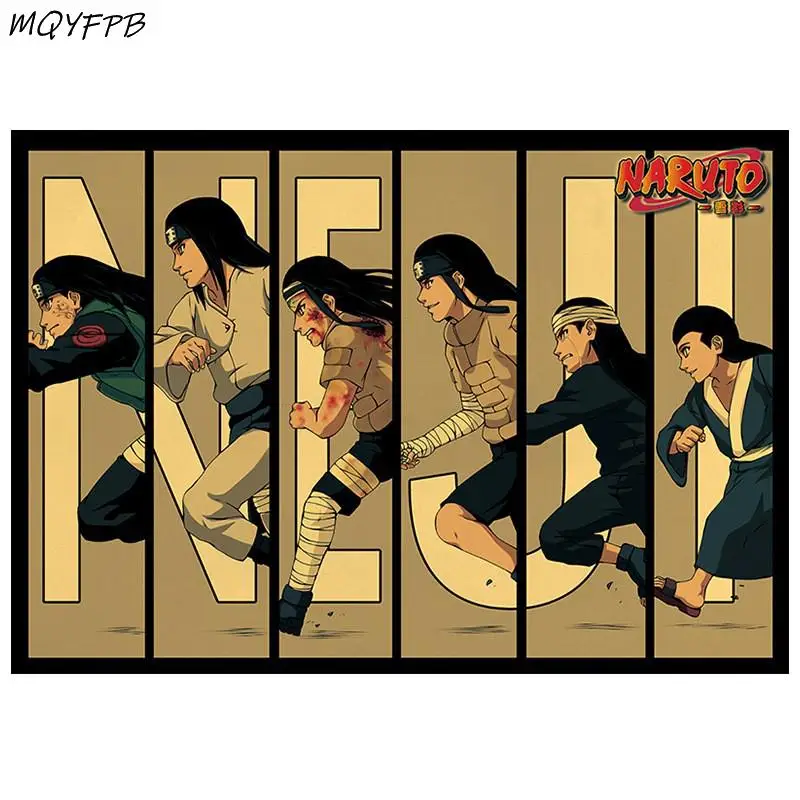 

Kraft Paper Japanese Anime Poster Home Bedroom Wall Decoration Painting Core 50.5x35cm