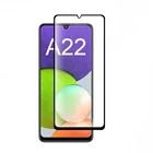 5D полный Клей протектор экрана для Samsung Galaxy A22 A32 A52 A72 A02 A12 A21S A21 A31 A51 A71 защитное стекло из закаленного стекла