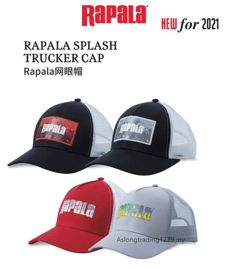 

Бейсболка RAPALA, дышащая сетчатая Кепка для морской и морской рыбалки, с защитой от УФ излучения, 2021