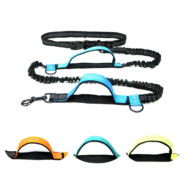 

Upgrade Dog Leash Running Wilk Train Polyester High Quality Stretch Reflective Dog Leashes for Small Medium Large Dogs Outdoor