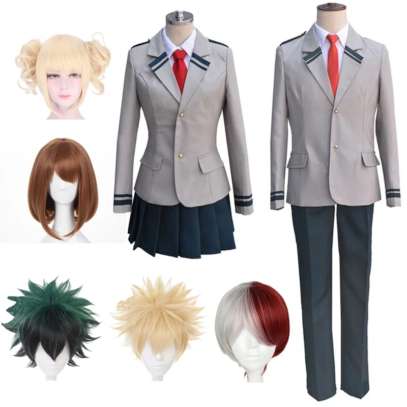 

Anime My Hero Academia Cosplay Costume High School Student Uniform New Year Party Costume