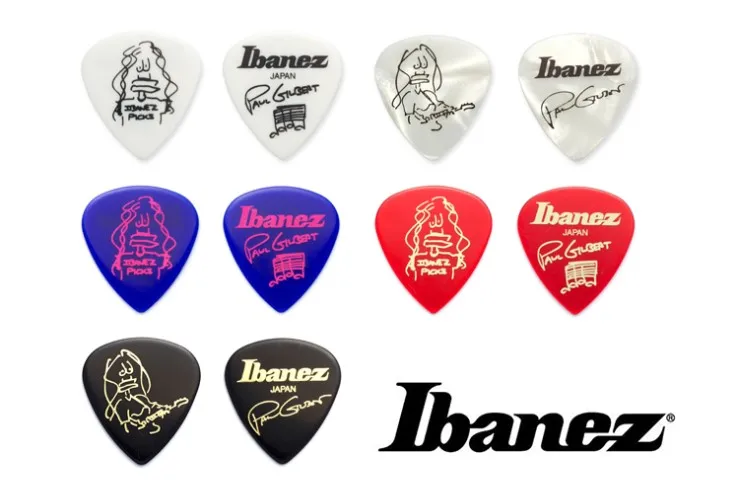 Ibanez Paul gilber Blue подпись выбор медиатор продажа по 1 шт.|picks plectrums|ibanez picks |