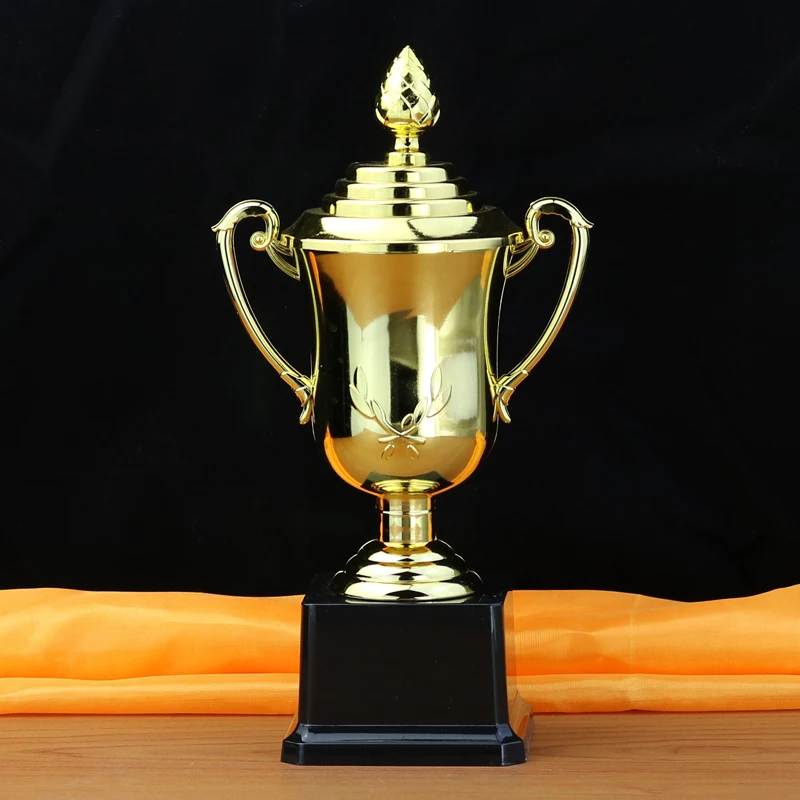 HX6005 Бесплатная индивидуальная пластиковая награда позолоченный сувенир Cr