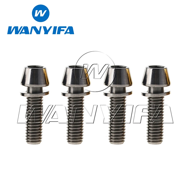Титановые болты Wanyifa M5 x 16 18 20 мм Gold Rainbow Ti с шайбами бесплатная доставка|titanium bolts