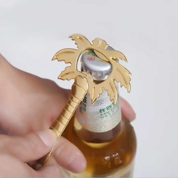

Free shipping 100pcs/lot Wedding Favors "Palm Breeze" Palm Tree Bottle Opener