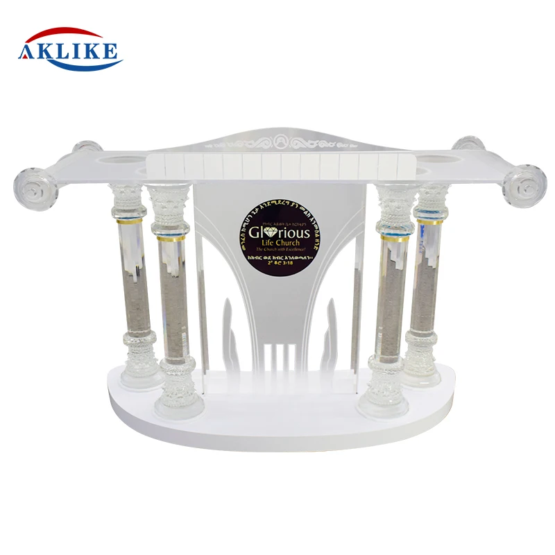 Церковная кафедра акриловая подставка современная стойка регистрации для