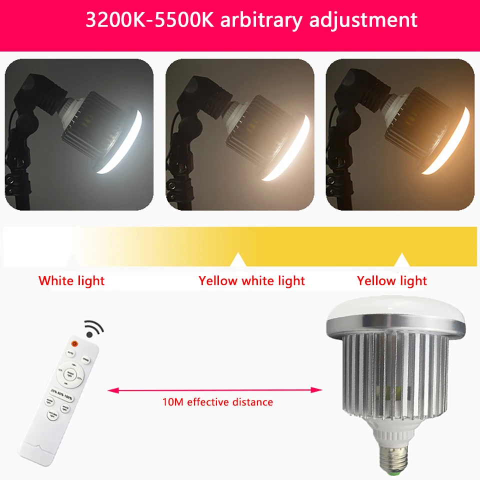 Светодиодный софтбокс с регулируемой цветовой температурой 65-150 Вт 5500K |