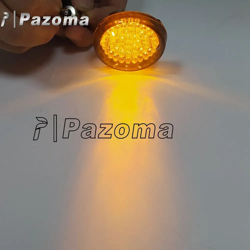 

12V Motorcycles Turn Signal Light Amber / Red LED Bulb Lights For Softail 2011-2017