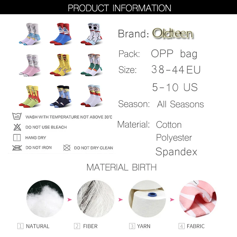 Смешные Женские носки с веселым мультяшным принтом новые персонализированные