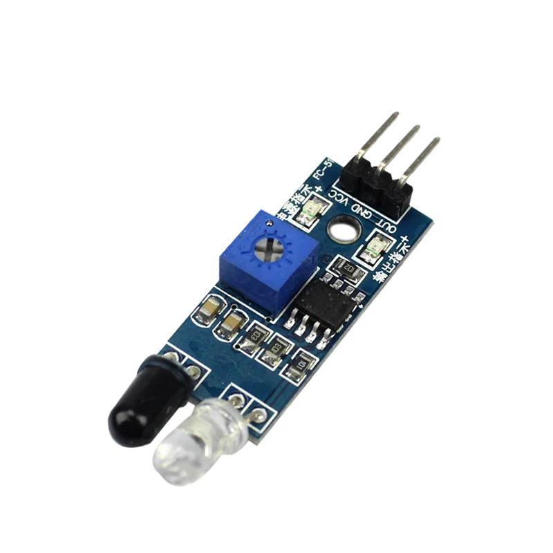 

1/5pcs IR Infrared Obstacle Sensor Module for Car Infrared Alarm Detector QJY99