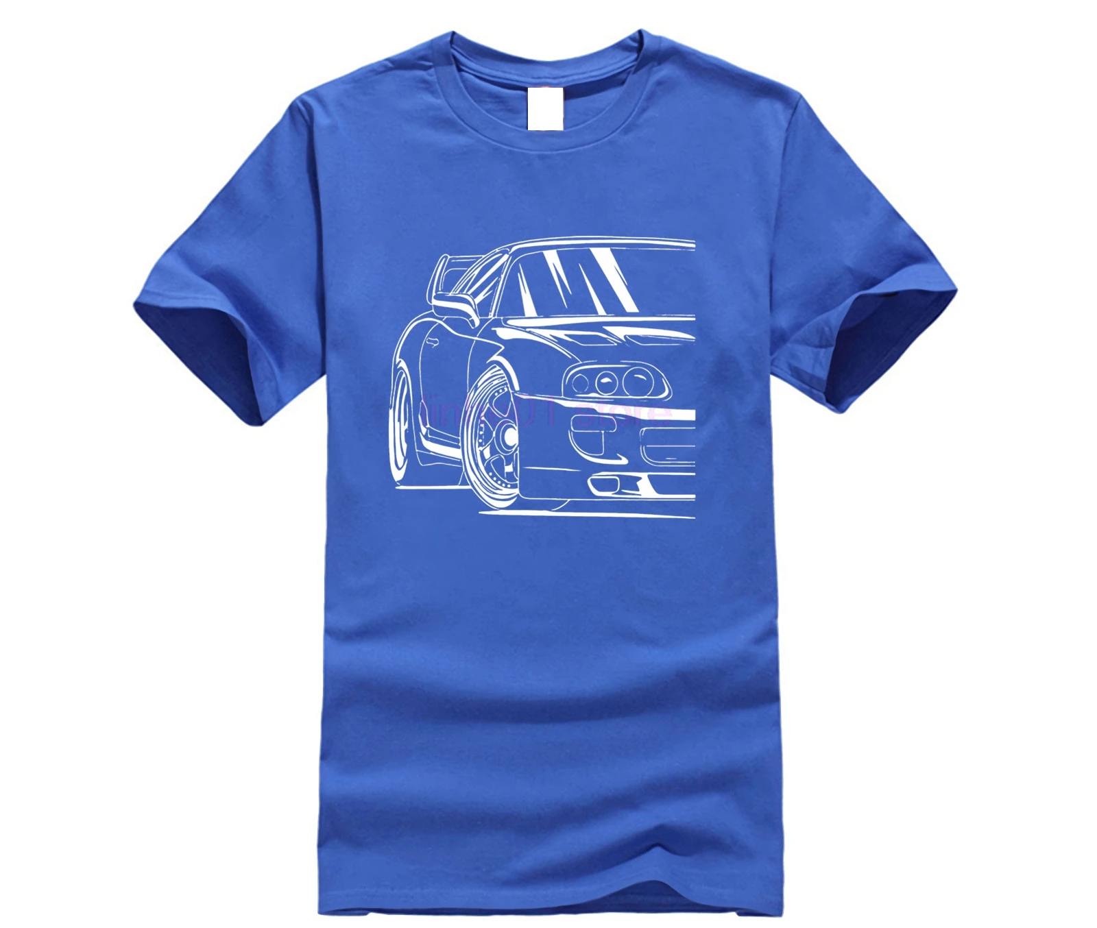DIY Стиль Для мужчин s футболки популярный гоночный автомобиль 2JZ Homme Футболки S-XXXL