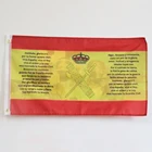Флаг Испании крест бордовый царство Испании Круз де Сан-Андрес национальный гимн гражданская гвардия защитное пальто оружия щита