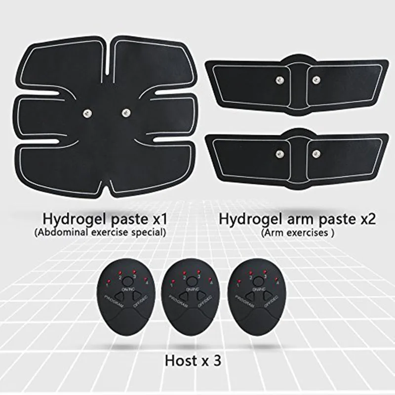 Стимулятор мышц живота тренажер для бедер тонер Abs EMS Фитнес обучение Шестерни