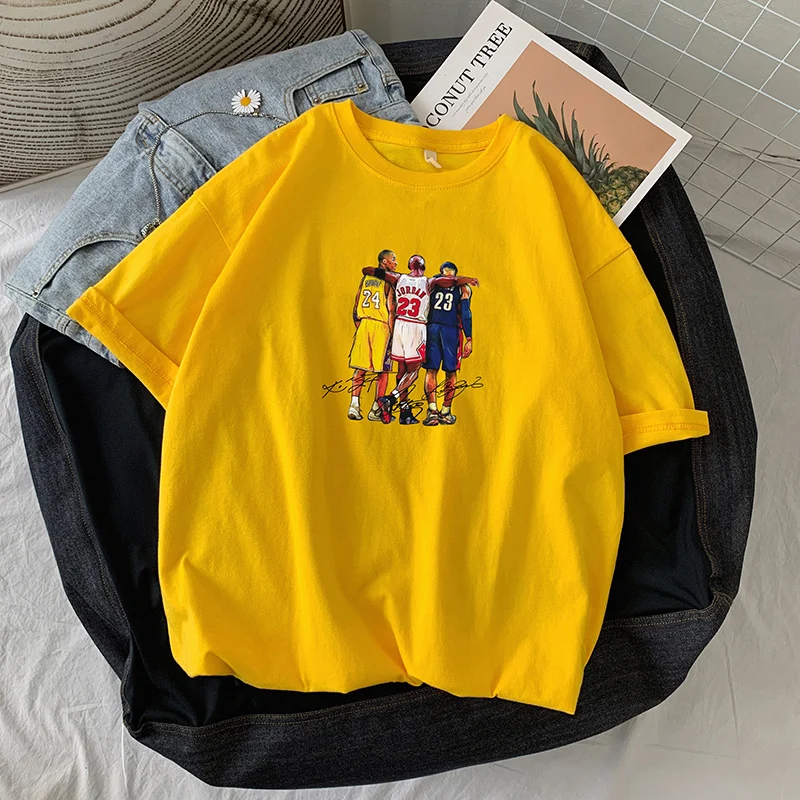 

2021 new suit! Cotton short-sleeved t-shirt men's shorts summer loose casual Capri pants