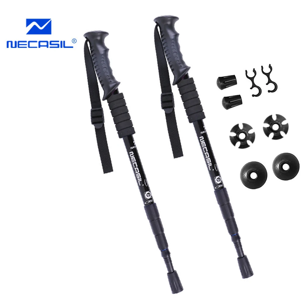 2 шт./лот трекинговые палки Скандинавская ходьба трость телескопическая дубинка