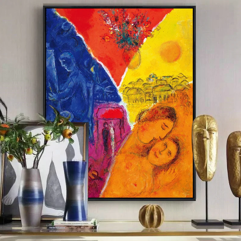 Всемирно известное средневековое классическое абстрактное искусство на холсте