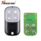 Xhorse XKXH03EN проводной дистанционный ключ для гаражной двери 4 кнопки Черный английская версия 5 шт.лот