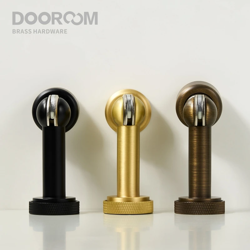 Dooroom латунные дверные стопоры сверхмощный держатель для двери с магнитной