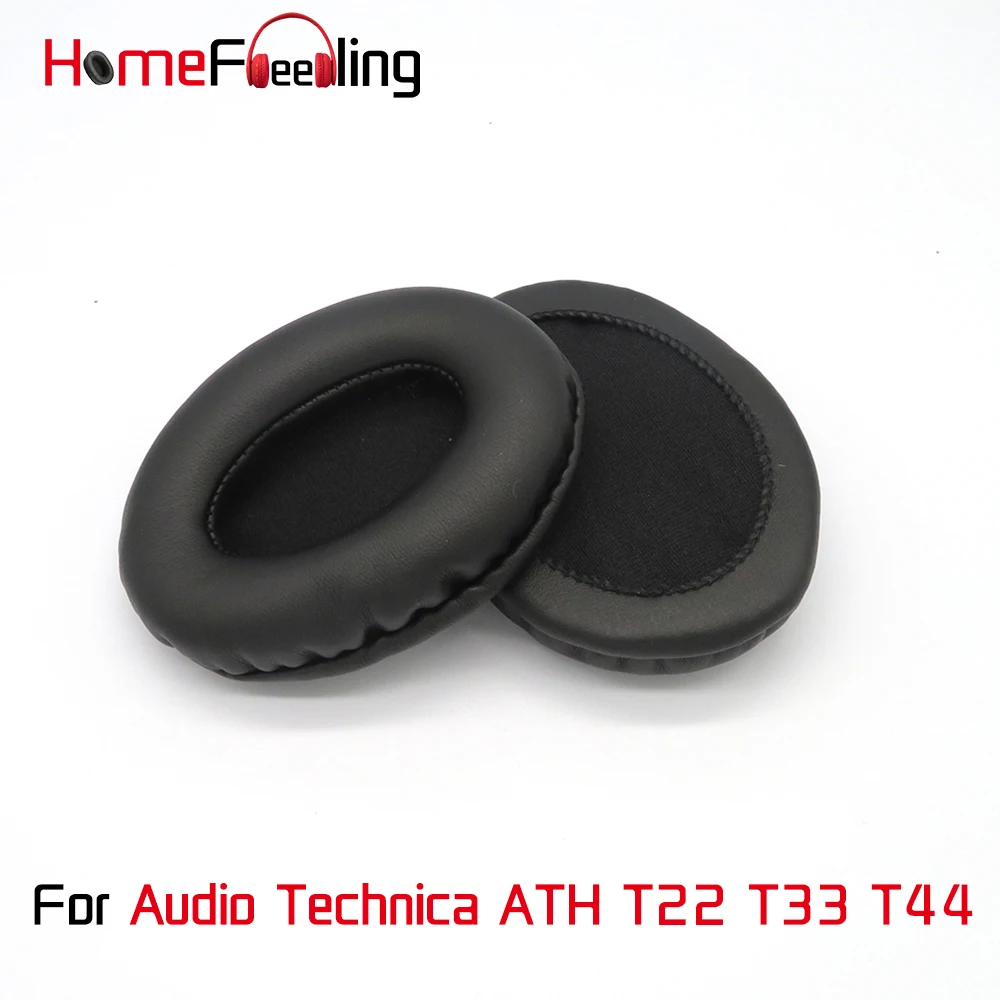 

Homefeeling Ear Pads For Audio Technica ATH T22 T33 T44 Earpads Round Universal Leahter Repalcement Parts Ear Cushions