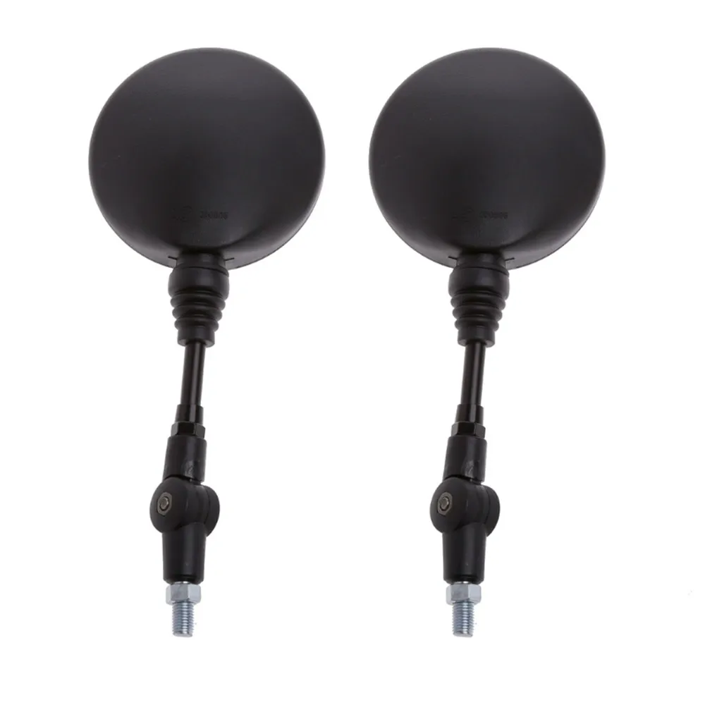 1 пара складные боковые зеркала заднего вида для мотоцикла 10 мм черные Yamaha Honda