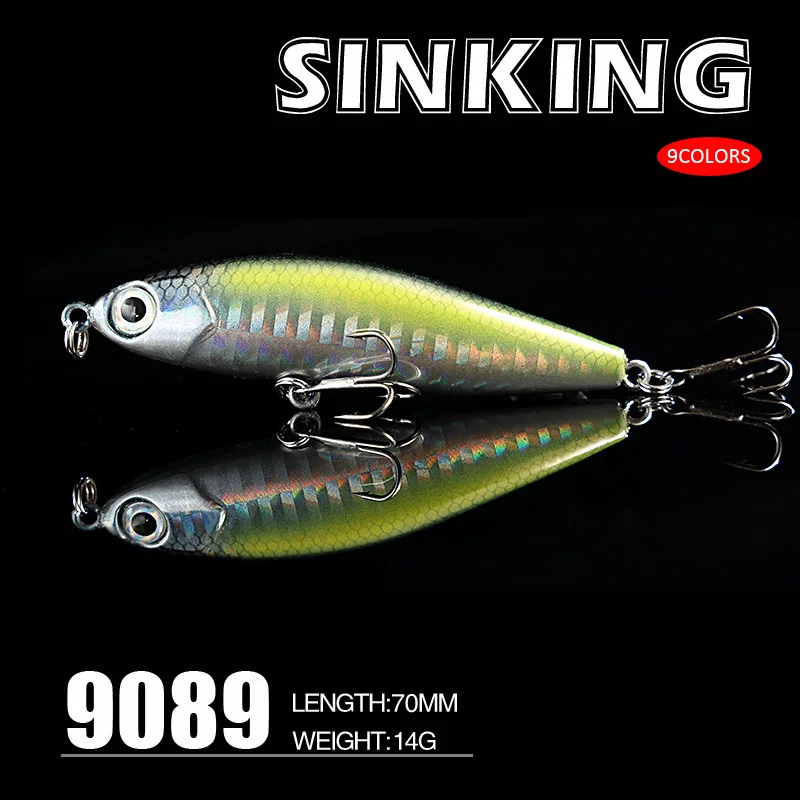 

minnow lure lure lure bionic bait hard bait perch white striped mouth 70mm/14g
