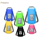 Открытый 5L-30L складной ПВХ водонепроницаемая сумка, для плавания пляж дрейфующие речные треккинговые сумки поплавок походный рюкзак через плечо Ocean Pack