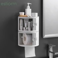 stackable toilet paper holderroll paper holderdispenserwall mounted or desktop bathroom bedroom desk cosmetic storage box