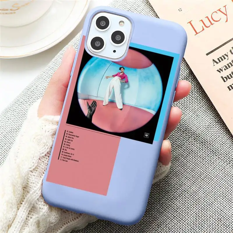 

Harry Styles love on Tour 2020 Phone Case Candy Color for iPhone 6 7 8 11 12 s mini pro X XS XR MAX Plus
