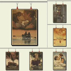 Винтажный бумажный Ретро плакат блокнот Ностальгический ретро фильм плакаты дом художественное оформление комнаты