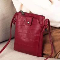 2021new leather shoulderbags for women fashion simple ladies designer messenger mobile phone bags