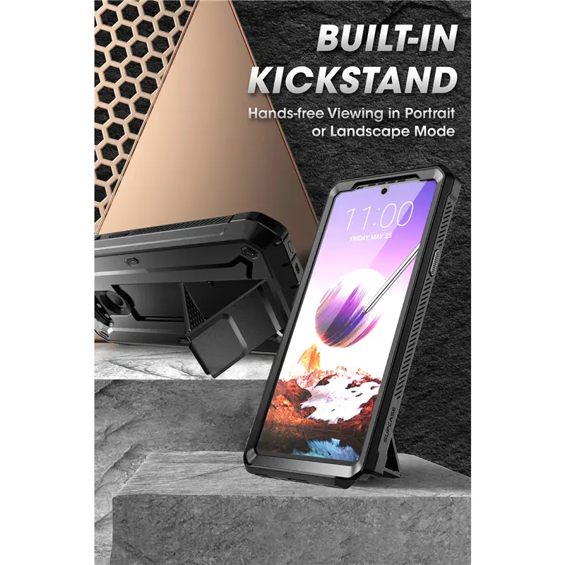 SUPCASE For LG Stylo 6 Case (2020 Release) Unicorn Beetle Pro Full-Body Rugged Holster Clip Cover with Built-in Screen Protector | Мобильные