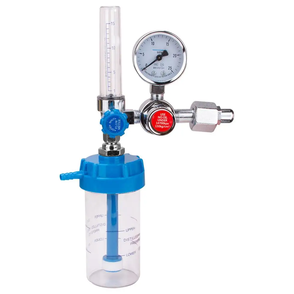 Медицинский счетчик кислорода O2 (с полными аксессуарами) клапан регулятора