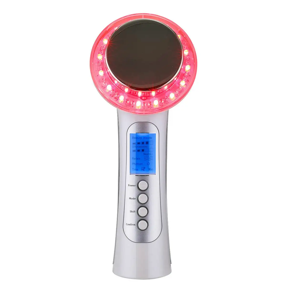 Goedkoop 3Mhz Ultrasone Body Facial Afslanken Anti Cellulite Burn Fat Cavitatie Lichaam Afslanken Therapie Gezicht Massager Led Schoonheid Apparaat