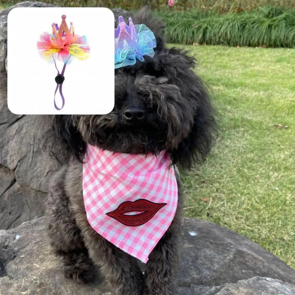 

Photo Props Three-dimensional Cute Pet Puppy Mesh Cap Pet Accessories
