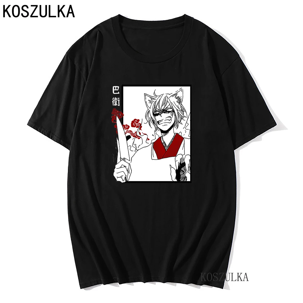 

Tomoe Kamisama Kiss T-Shirt Men Anime Tops Manga Crazy Cotton Tee Shirt Crew Neck Short Sleeve T Shirts Graphic Printed Clothes