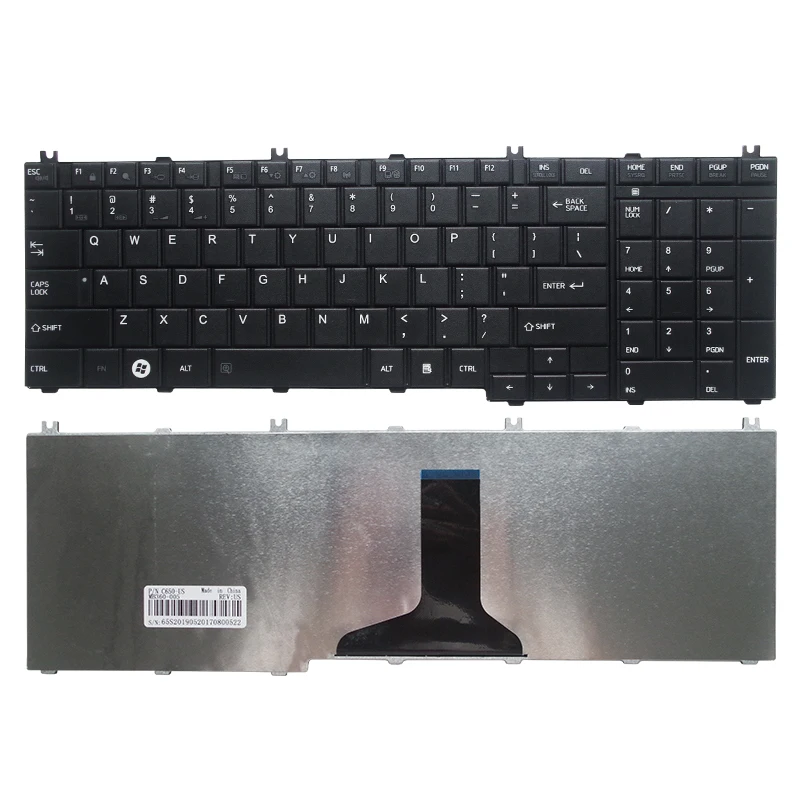 Клавиатура для ноутбука Toshiba C660 C650D 655 L750 755 760 770 775 660 675 655 670 Тетрадь заменить US клавиатура