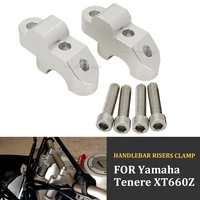 motorcycle accessories handlebar riser clamp for yamaha xt660z tenere xt 660z handlebar riser barback for 22mm 78 handlebar