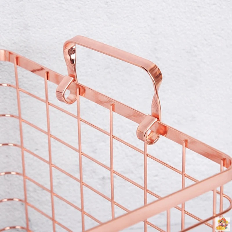Organizador Metal Basket Portable Storage Bathroom Dirty Clothes Home Office Laundry Organizer box | Дом и сад